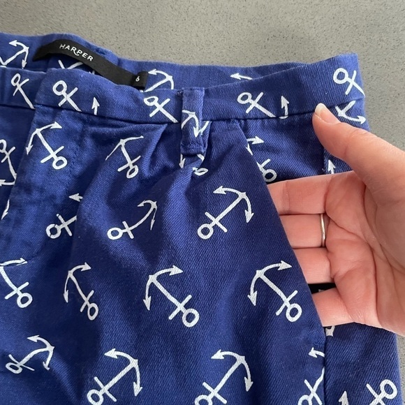 Harper nautical anchor novelty print shorts - Picture 3 of 7